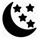 Starry Night Night Night Time Icon