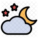 Starry Night Night Moon Icon