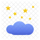 Starry Sky Night Stars Icon