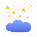 Starry Sky Night Stars Icon