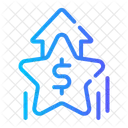 Stars Commerce And Shopping Rewards Icon