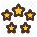 Stars Review Rating Icon