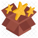 Stars Box Stars Parcel Stars Package Icon