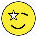 Stars Eye Emoji  Icon
