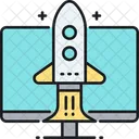 Start Geschaft Rakete Icon