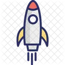 Startup Geschaft Rakete Symbol