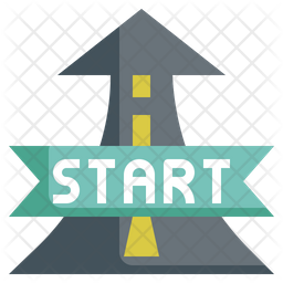Start Icon - Download in Flat Style