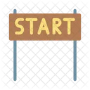 Start Line Sport Icon