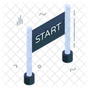 Start Line Start Competition Race Start Symbol