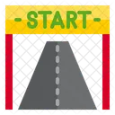 Start Race Start Point Start Line Icône