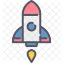 Start Up Rocket Launch Icon