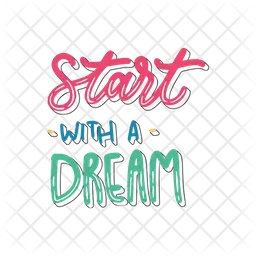 Start with a dream  Icon