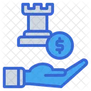 Startegy Coin Dollar Icon