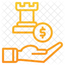 Startegy Coin Dollar Icon