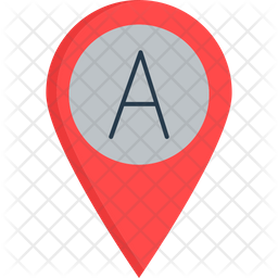 Starting Point Icon - Download in Flat Style