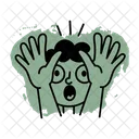 Startled Surprised Shocked Icon