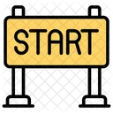 Startline Start Point Race Start Icon