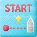 Startlinie  Symbol