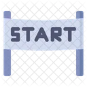 Startlinie  Symbol