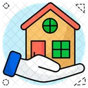 Hausdienst Hauspflege Hausliche Pflege Symbol