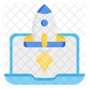 Startup Business Rocket Icon