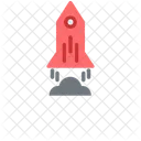 Business Rocket Launch Icon