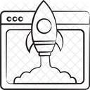 Startup Business Rocket Icon