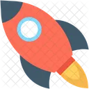 Missile Rocket Startup Icon