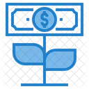 Startup Business Money Growth Icon