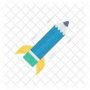 Startup Rocket Pencil Icon