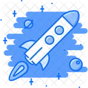 Startup Rocket Space Icon