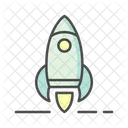 Launch Rocket Startup Icon