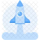 Business Start Project Rocket Icon