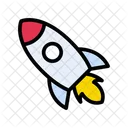 Startup Rocket Spaceship Icon