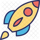 Missile Rocket Space Travel Icon