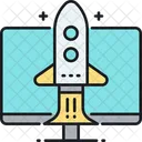 Startup Launch Spaceship Icon