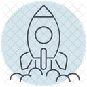 Business Rocket Startup Icon
