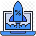 Startup Discount Launch Icon