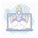 Startup Rocket Seo Icon