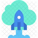 Startup Rocket Launch Fly Icon