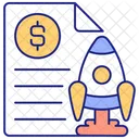Startup budgeting  Icon
