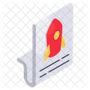Startup Document Launch Initiation Icon