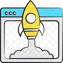 Startup Business Rocket Icon