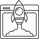 Startup Business Rocket Icon