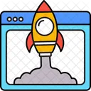 Startup Business Rocket Icon