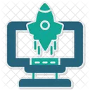 Startup Remote Working New Business Entrepreneurship Company Launch Tech Startup Innovation Venture Icon