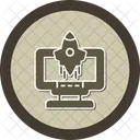 Startup Remote Working New Business Entrepreneurship Company Launch Tech Startup Innovation Venture Icon
