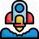 Rocket Launch Startup Icon