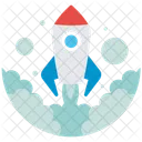Startup Rocket Launch Icon