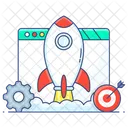 Startup Initiation Launching Icon